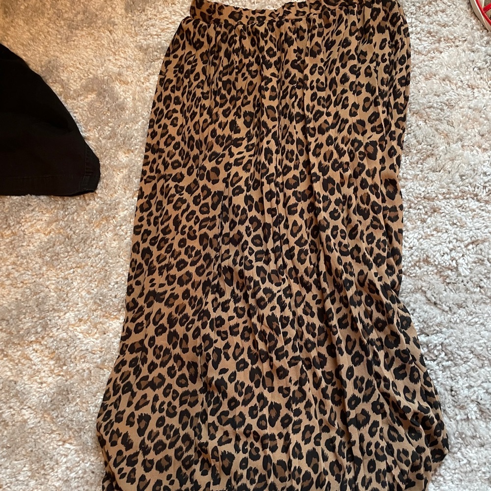 Leopard Print Women's Skirt